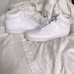Nike high top air forces: hardly worn